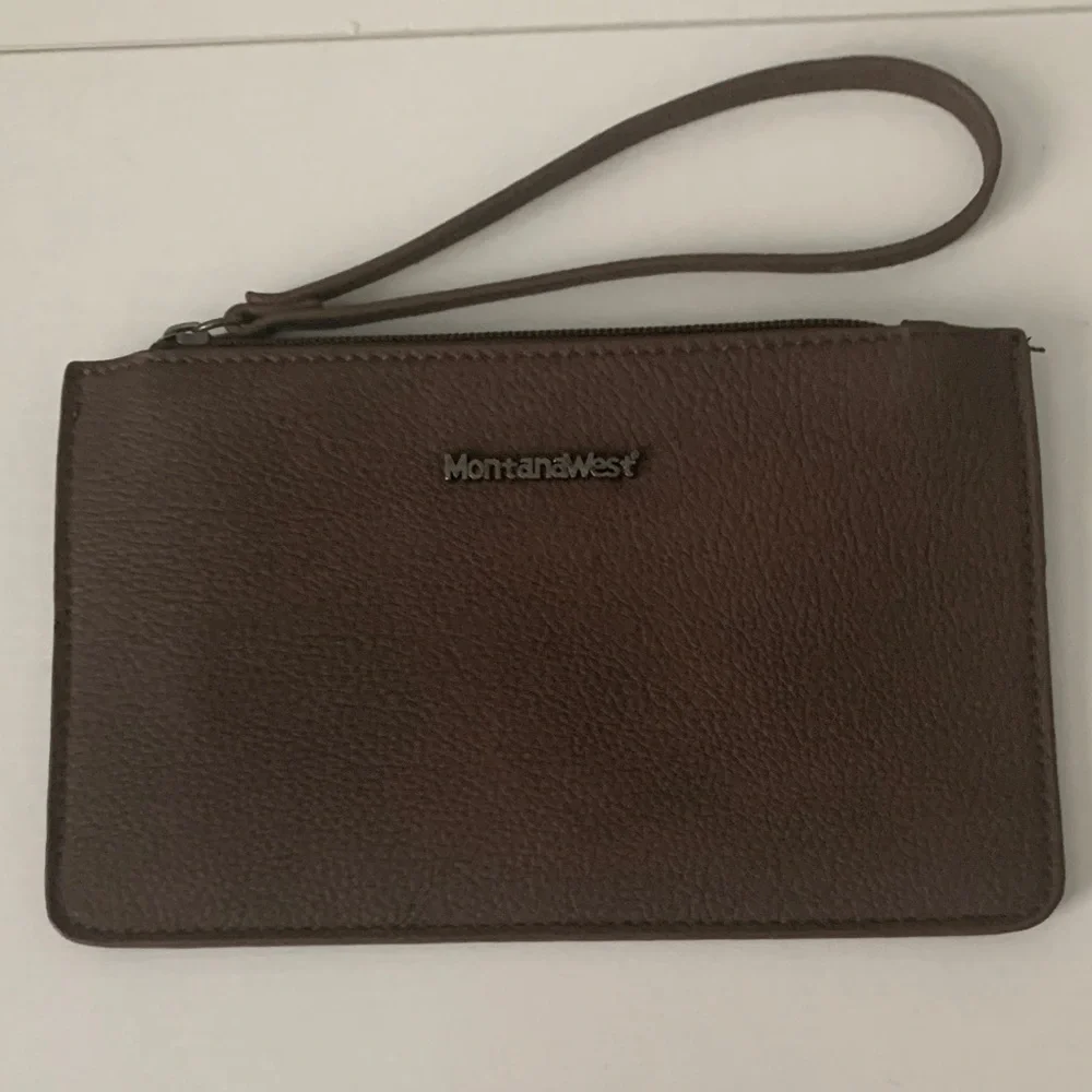 Montana West Brown Wristlet